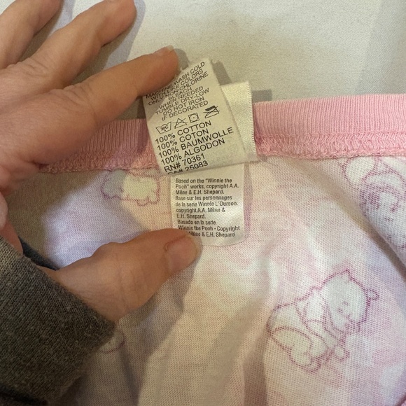 Vintage The Disney Catalog Winnie The Pooh Dress With Pockets Sz XL Pink - Picture 5 of 9